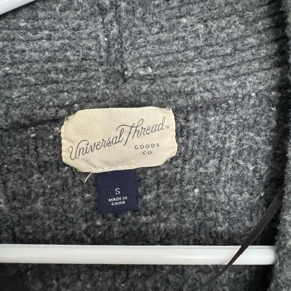 Universal Thread Gray Button-Up Sweater - Picture 2 of 3